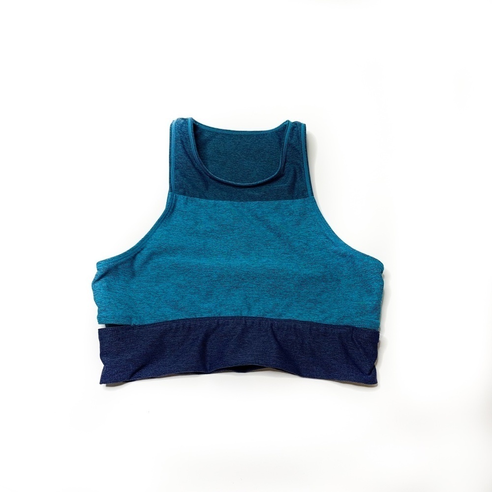 Outdoor Voices Bra Tri-tone Slashback Crop Sports Bra